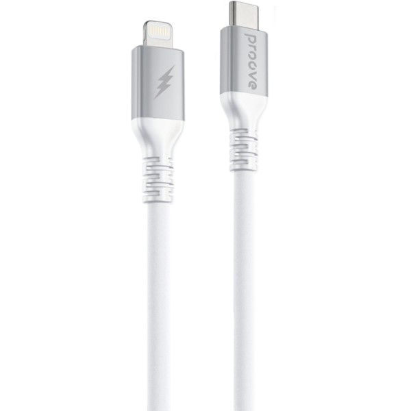 Фото - Кабель Proove ReGen Silicone Type-C to Lightning 27W (2m) white (CCRS60002122)